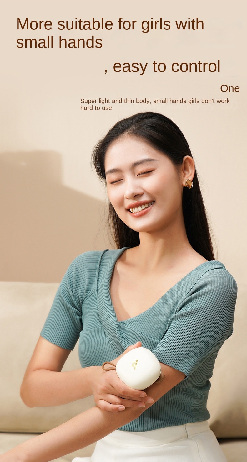 【輪滑世界冠軍郭丹代言品牌】中國 和正HEZHENG 頭部按摩器全自動頭皮按摩爪電動防水按摩儀 白色 1件