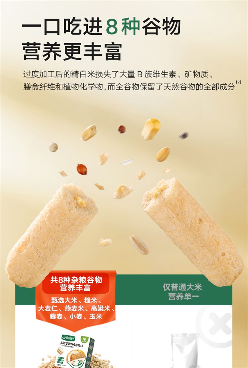 【中国直邮】 宝宝馋了 高钙草莓酸奶谷物棒 无添加香精 婴儿幼儿辅食 60g/盒