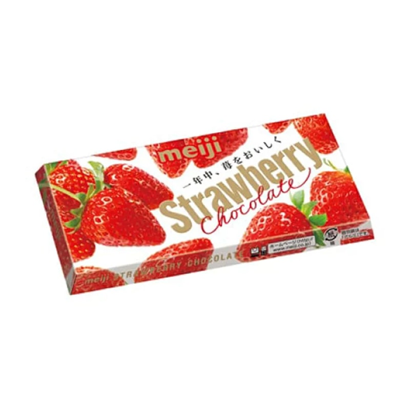 【日本直邮】MEIJI明治 草莓巧克力 46g
