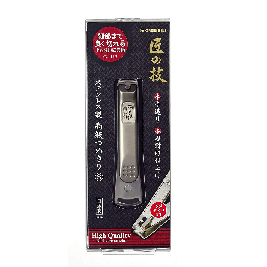 日本 GREEN BELL 匠之技不鏽鋼長柄指甲剪刀指甲鉗家用 - S G-1113 1pcs