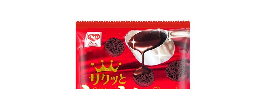 日本RISKA 粟米脆小餅 巧克力口味 80g加量版