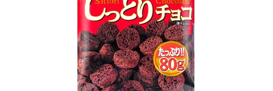 日本RISKA 粟米脆小餅 巧克力口味 80g加量版