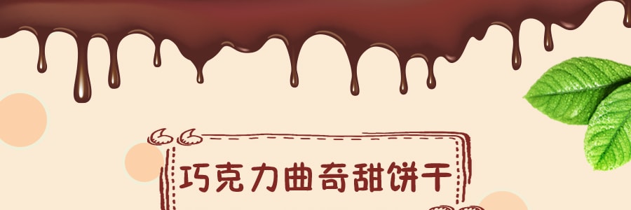 韩国LOTTE乐天 巧克力曲奇甜饼干 120g