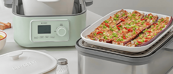 BUYDEEM北鼎 多功能蒸炖锅 隔水蒸炖锅电蒸锅 加大加高不挑餐具 14L G67 双层