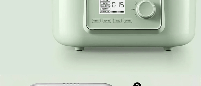 BUYDEEM北鼎 多功能蒸炖锅 隔水蒸炖锅电蒸锅 加大加高不挑餐具 14L G67 双层