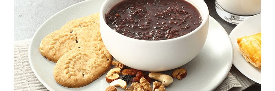 魅力廚房 即食黑米粥 低糖 300g 早餐宵夜食品代餐方便即食輕斷食