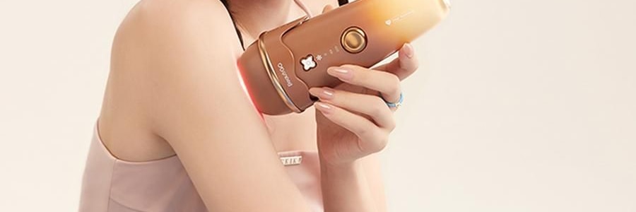 BEAUTIGO IPL强脉冲光 冰淇淋蓝宝石冰点脱毛仪 温和舒适 全身脱毛 #生椰奶咖 【护目镜手动刮毛刀超值装】