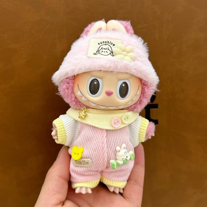 【中國直郵】 FOXTAIL Labubu拉布布娃衣 盲盒公仔衣服 毛絨套裝 可愛換裝-花裙子款(不含公仔) 1件*預計到達時間3-4週