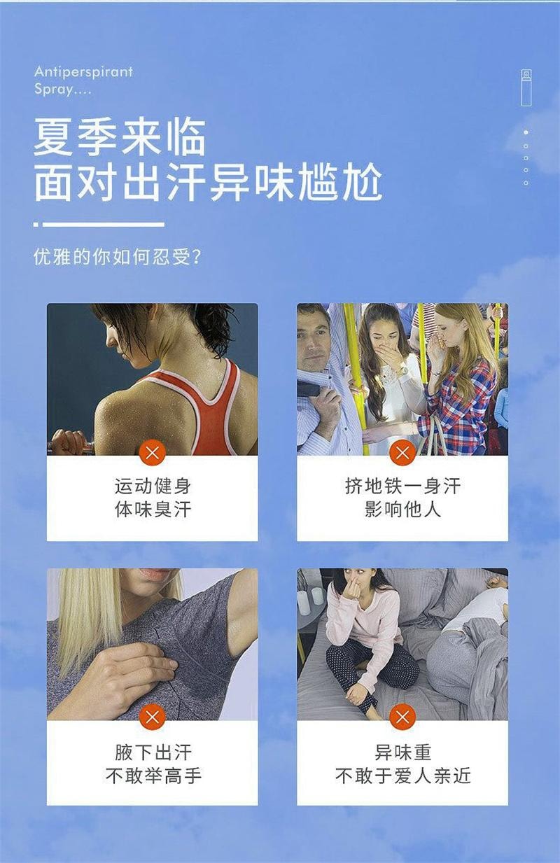美国 素秀臣氏 四氯羟铝锆走珠液 止汗露滚珠男女腋下除臭去异味走珠 30ml