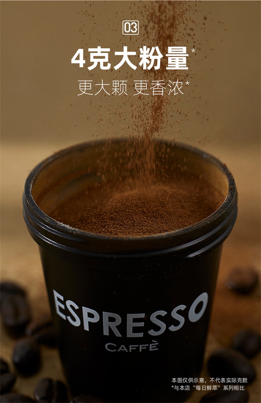 【中国直邮】连咖啡 鲜萃意式浓缩咖啡美式纯黑咖啡速溶咖啡粉意式拿铁 【85% 经典意式】12颗(深烘不酸有焦香)