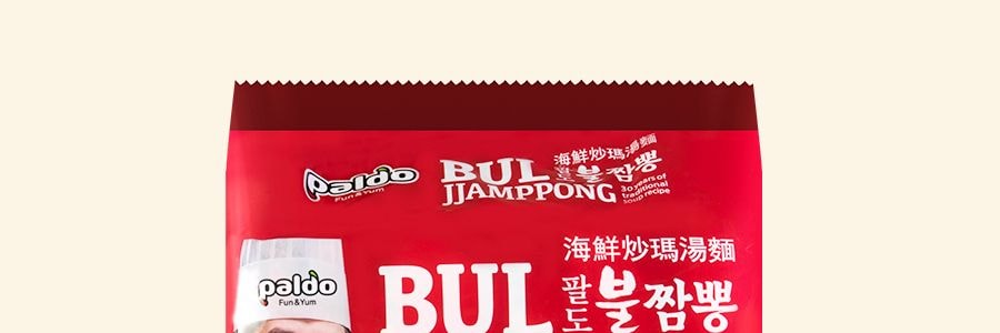 韓國PALDO八道 海鮮炒碼湯麵 4包入 556g 包裝隨機發送