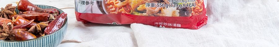 韓國PALDO八道 海鮮炒碼湯麵 4包入 556g 包裝隨機發送
