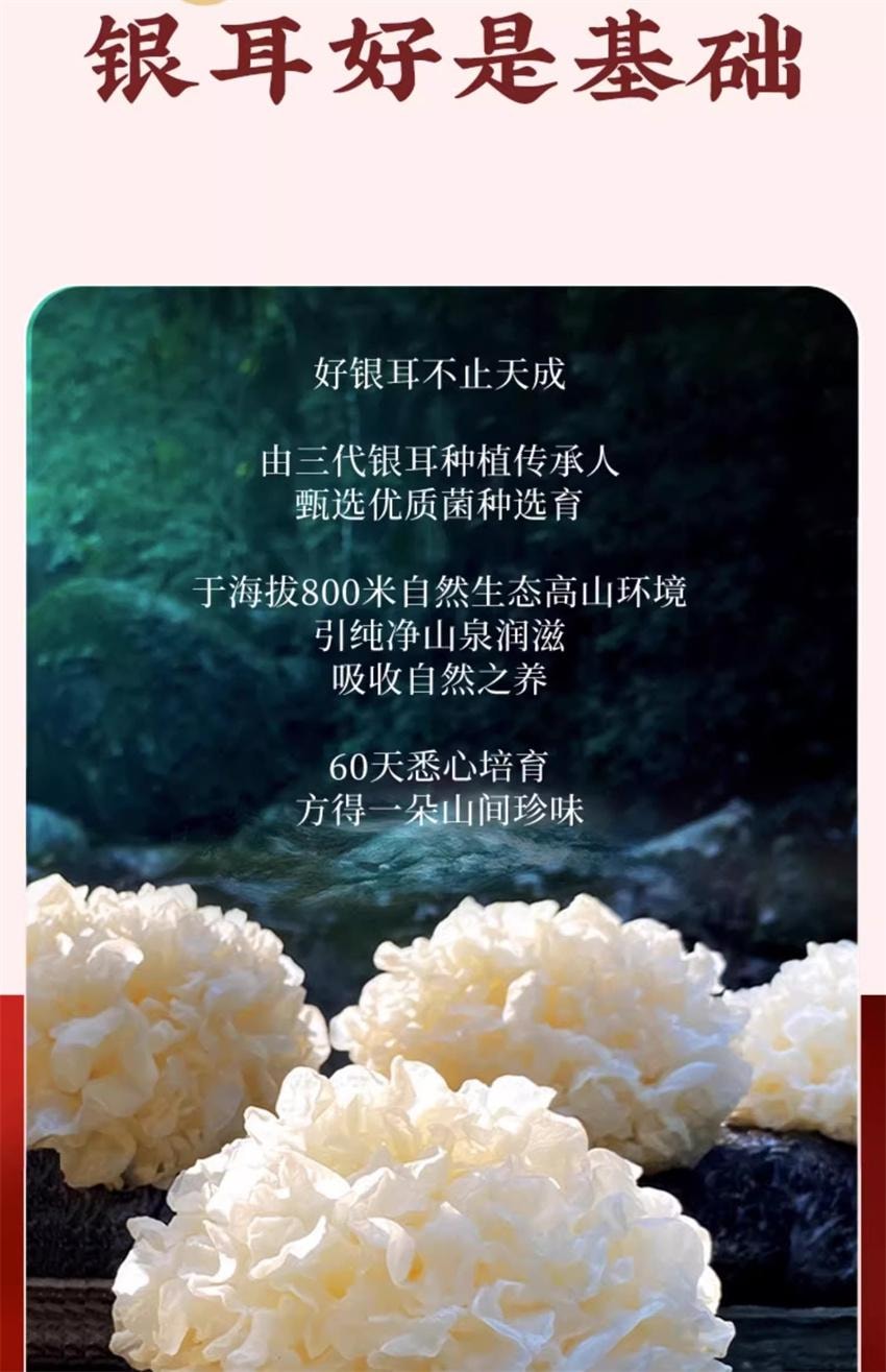 【中国直邮】 五谷磨房 洛神花润养银耳羹 古田有机银耳女生即食软糯 润养好气色 90g/盒