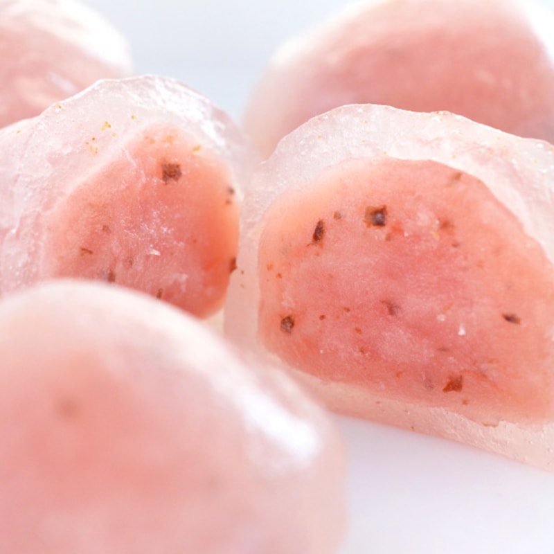 【日本直郵】日本博多特產 AMAOU PURURUN 水晶草莓大福 12件裝
