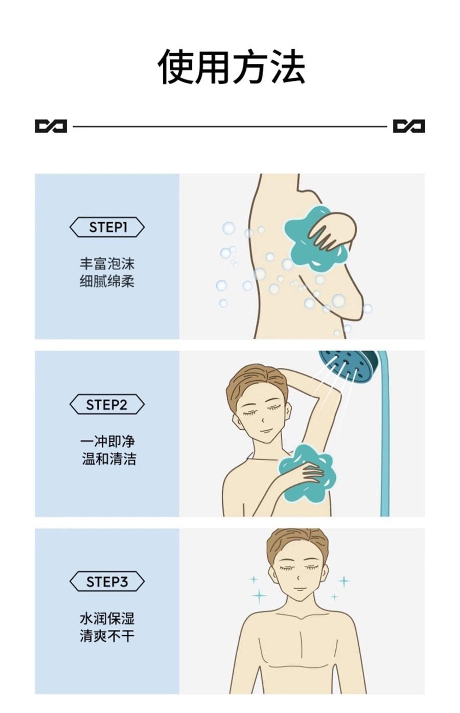 【中国直邮】 左颜右色 鎏金香水沐浴露持久留香男士古龙香氛夏天洗澡后背祛痘乳 清肌沐浴露400ml/瓶