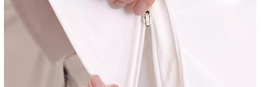 觅橘 长袍款防晒衣 夏季防晒防晒黑 自带可拆卸大帽檐 气质灰