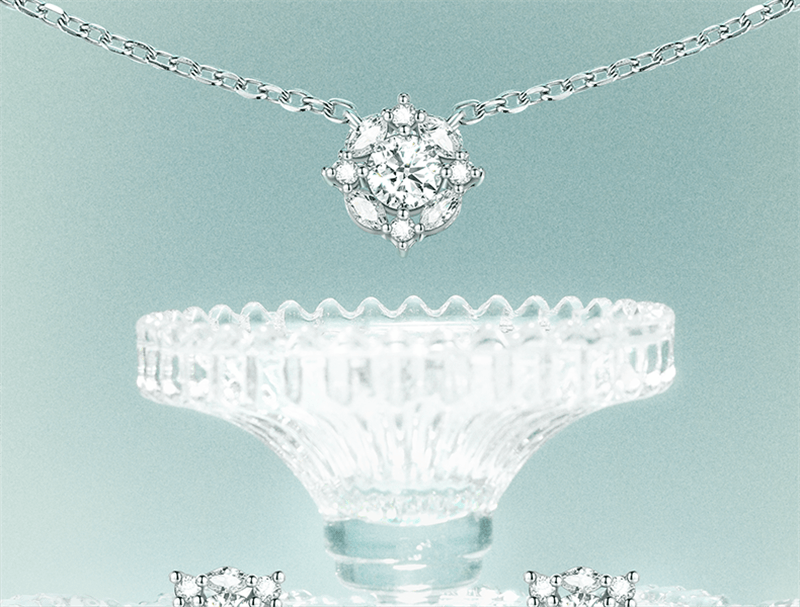 【中國直郵】 範琦 【許願池系列】許願池項鍊女銀高級感禮物送女友 方糖款 1條