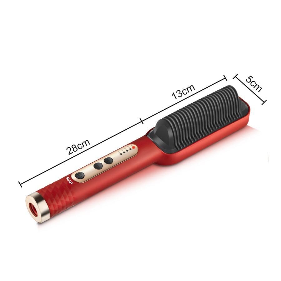RAF 新品直发梳负离子不伤发电热器发棒直发器易上手家用 1把