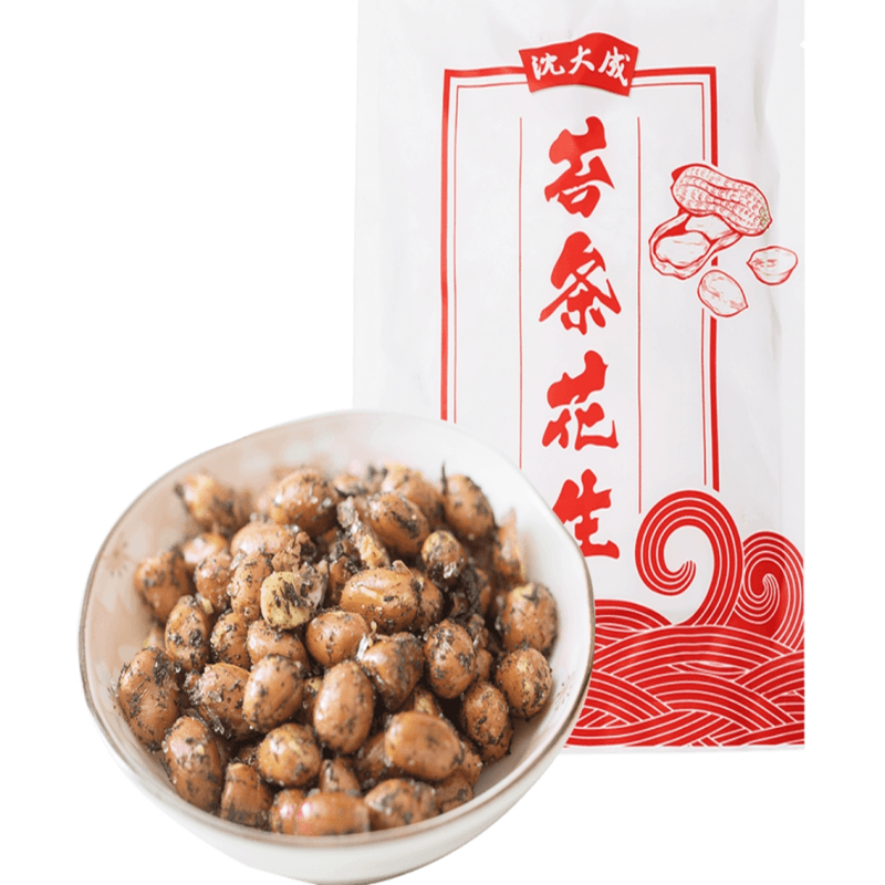 【中華老字號 中國直郵】 沈大成 苔條花生120克