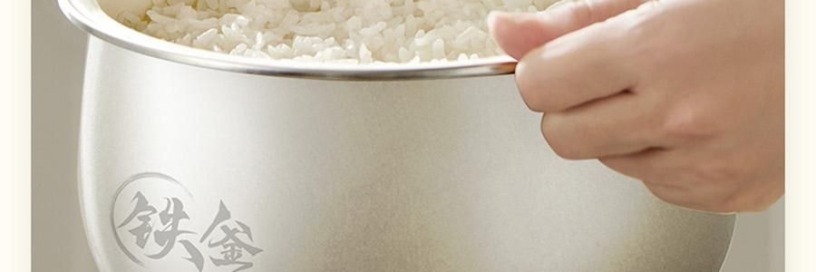 【亚米独家】BEAR小熊 铁釜电饭煲3L  防溢易清洁 微压烹饪 0 氟健康不粘煮饭锅 RC-5L30A19