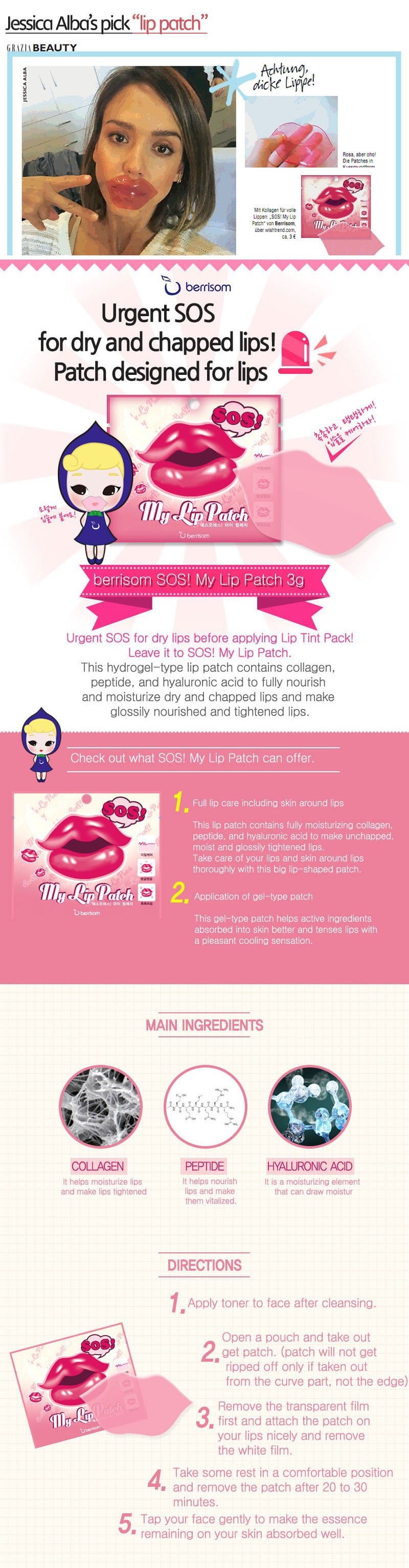 SOS! My Lip Patch 1pack