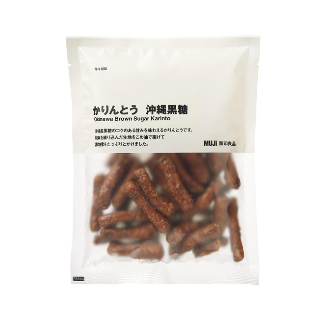 【日本直邮】MUJI无印良品 冲绳黑糖芝麻米条 80g 赏味期至10.17