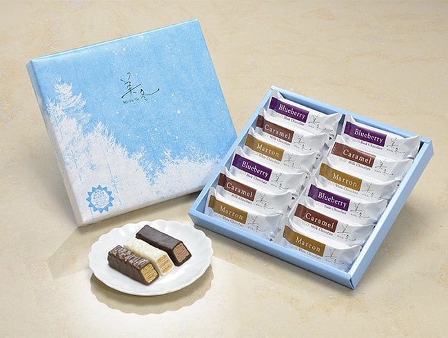 【日本直邮】ISHIYA石屋制菓 白色恋人美冬系列巧克力威化饼干 12枚入 送礼必备