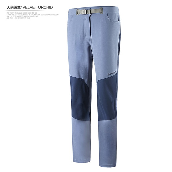 Quick-drying pants Velvety blue(XXL)