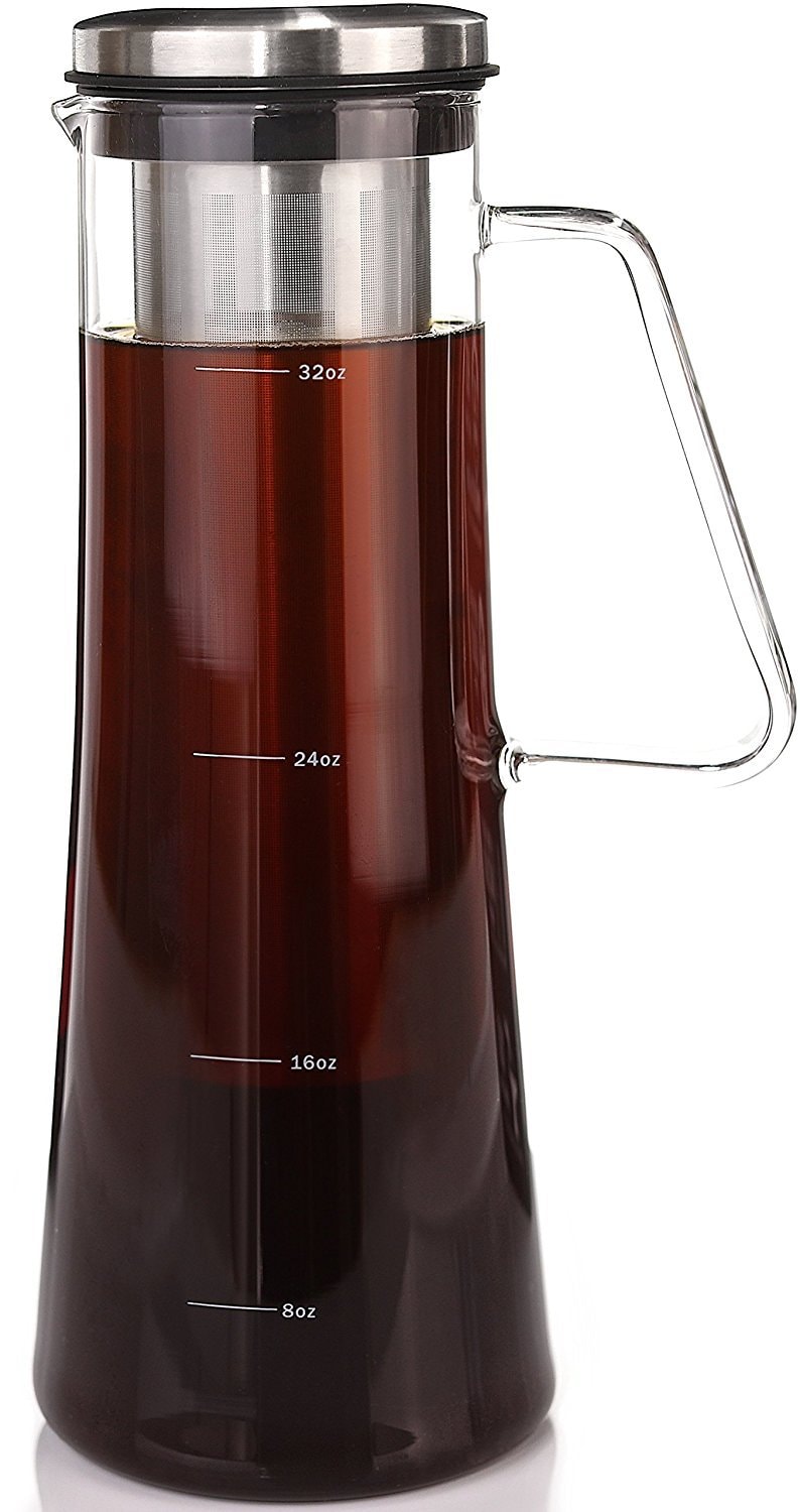 Cold Brew Coffee Maker Pitcher- Iced Tea and Fruit Infused