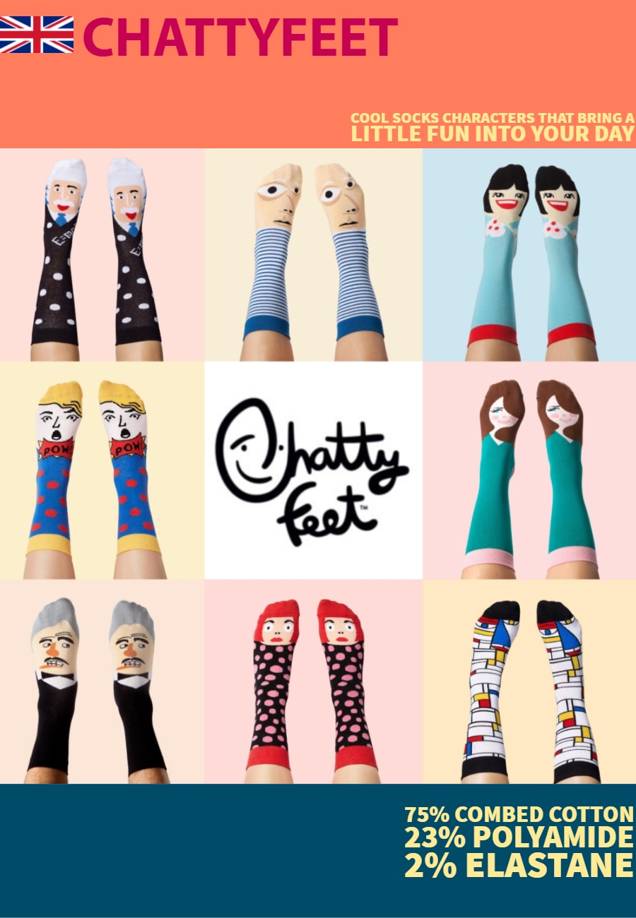 ChattyFeet - David Sock-Knee Socks (Men's)