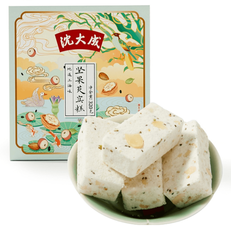 【中华老字号 中国直邮】 沈大成 坚果芡实糕320g