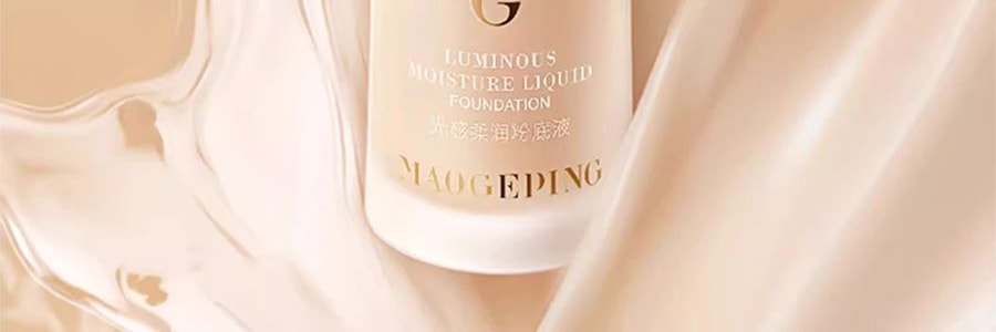 MAOGEPING毛戈平MGP 光感柔水奶油粉底液3.0 30ml #M801 柔白月光 白皙至自然肤色 均码色号【HOT】干皮保湿 微光奶油肌 遮瑕持妆【重磅新品】