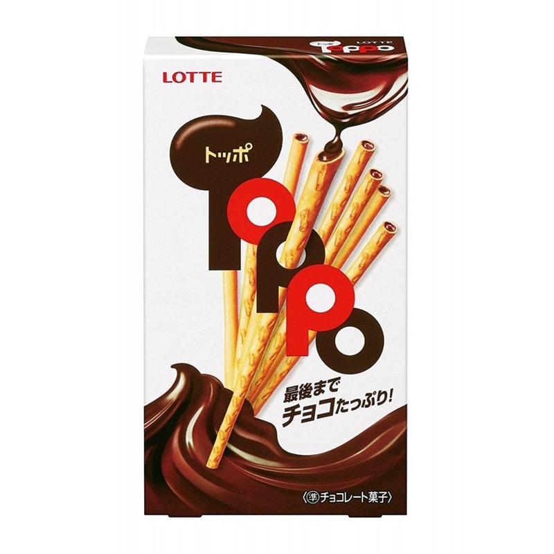 【日本直郵】日本樂天LOTTE 巧克力夾心餅乾棒 72g