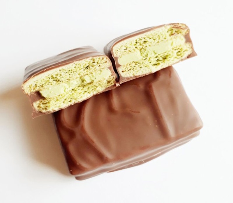 【日本直邮】DHL直邮3-5天到 日本格力高GLICO 抹茶夹心巧克力饼干 6枚装