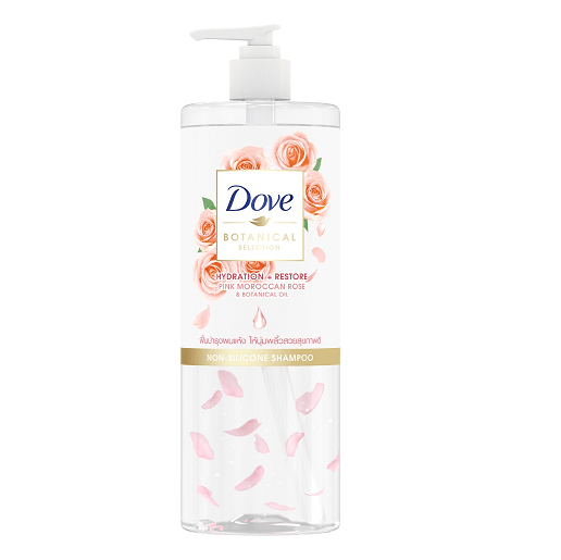 【马来西亚直邮】英国 DOVE 多芬 植物油粉玫瑰天然洗发剂 450ml