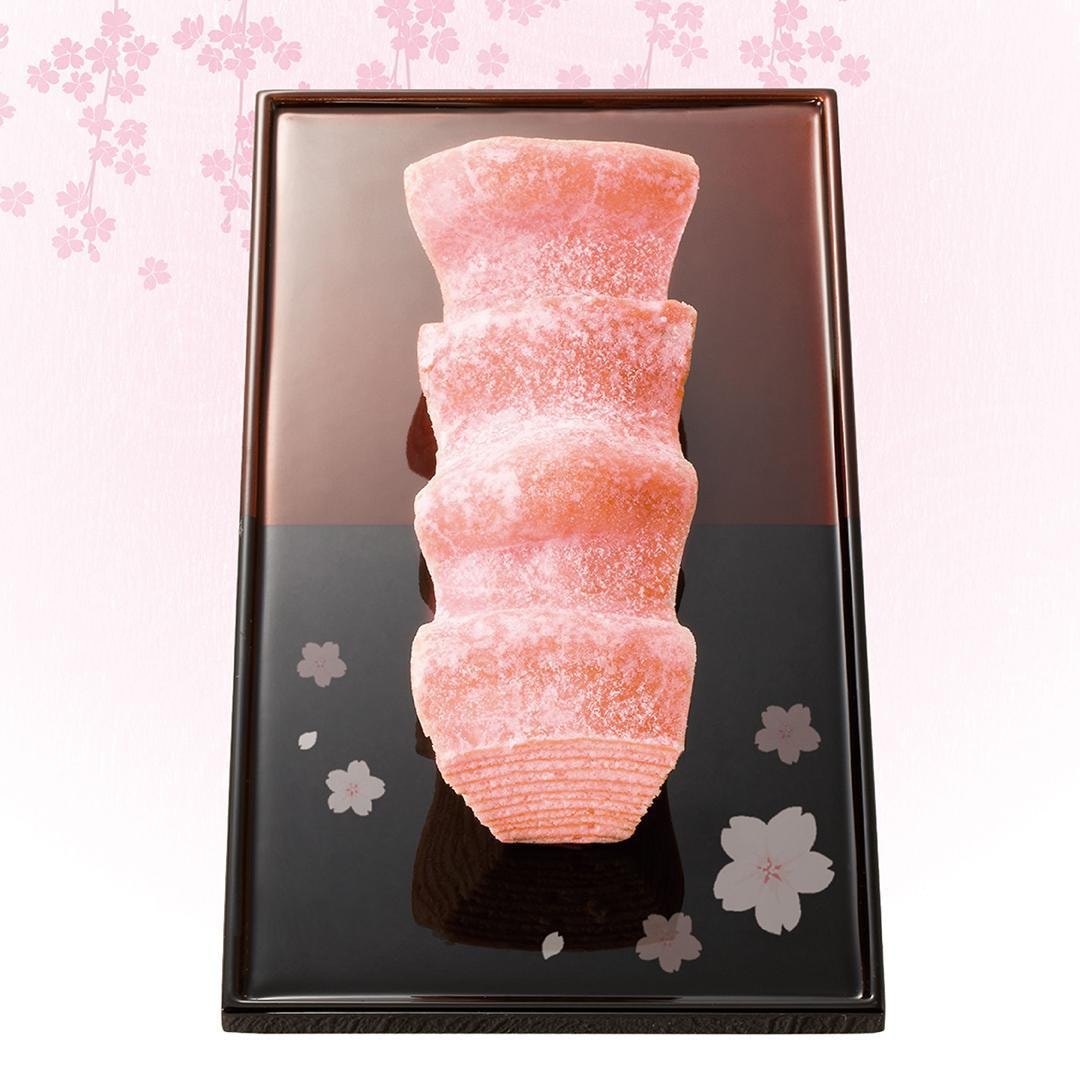 【日本北海道直效郵件】櫻花季節限定銀座 ねんりん家 櫻花年輪蛋糕 盒裝