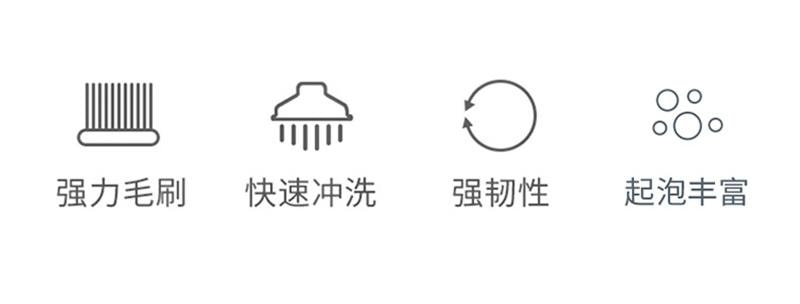 【中國直郵】 親太太 多功能魔術刷家事洗碗手套塑膠乳膠 單手刷(粉紅色)1雙
