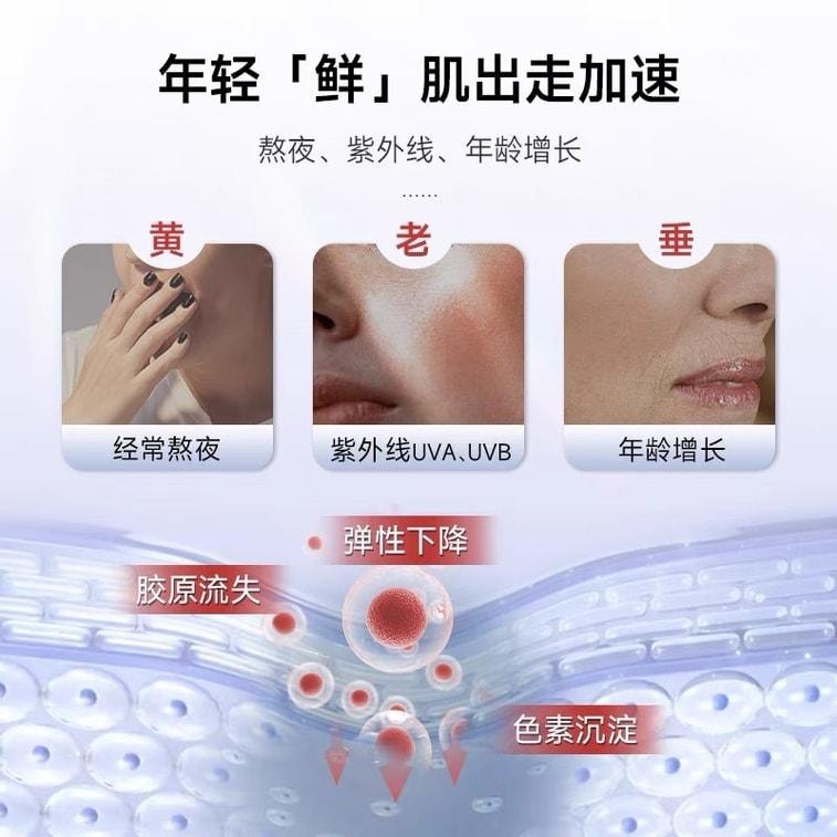 【中國直郵】 五個女博士 12mg蝦紅素膠囊口服雨生紅球藻進口白番茄 30粒/瓶(小紅書種草推薦)
