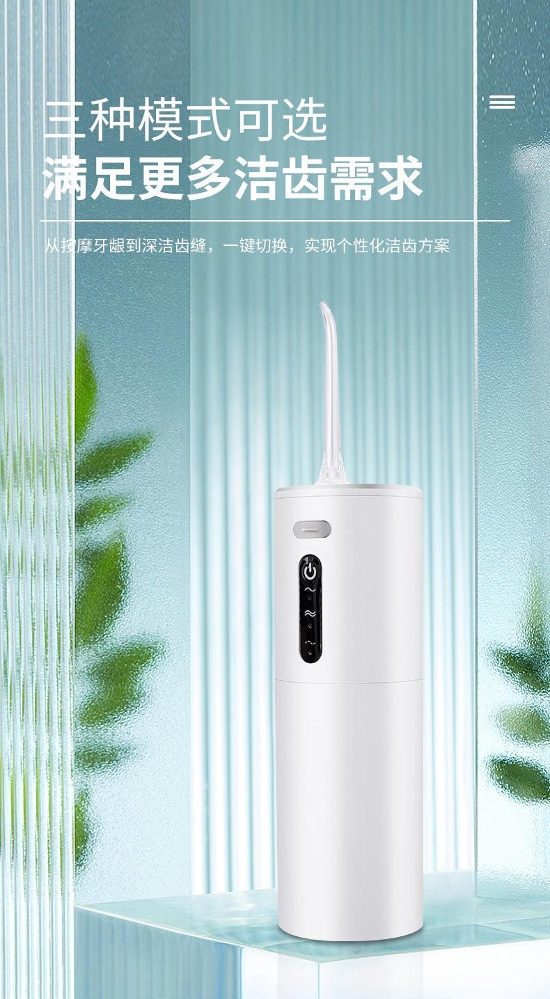 電動沖牙器便攜式手持洗牙器家用口腔清潔水宿舍牙線 1 把