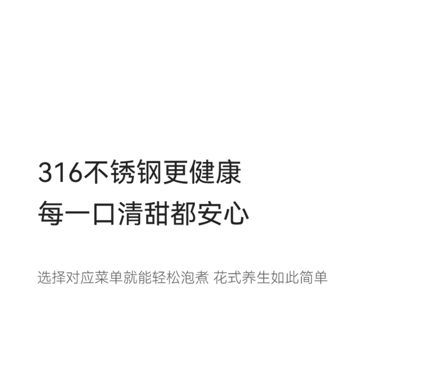 OLAYKS 宿舍/宿舍神器 养生壶 静音快煮 多功能 煮茶 花茶 炖汤 玻璃烧水壶 自动保温 梨花壶 家用便捷 1.5L 陶白色  100-220V通用 美国直接使用无需变压