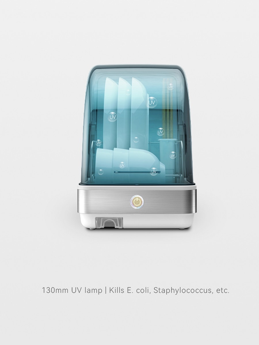 OLAYKS 22L 消毒櫃 白色 奶瓶消毒 餐具烘乾 桌上型 家用小型 22L 100~120V通用