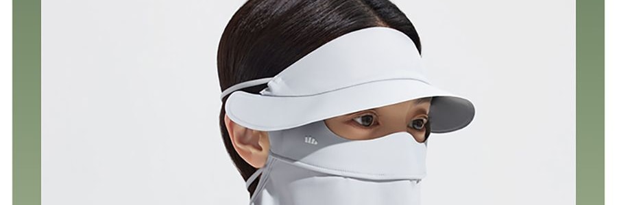 BENEUNDER蕉下 冰屿系列 全脸防晒面罩口罩 护颈脸基尼 浅藕粉 均码F