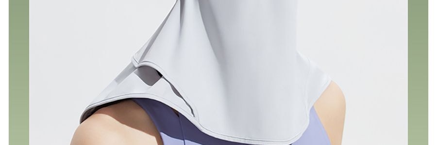 BENEUNDER蕉下 冰屿系列 全脸防晒面罩口罩 护颈脸基尼 浅藕粉 均码F