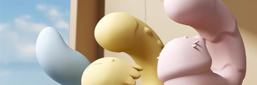 愉兔 萌寵震動棒 女性成人玩具 內外兼攻 同潮共震 粉