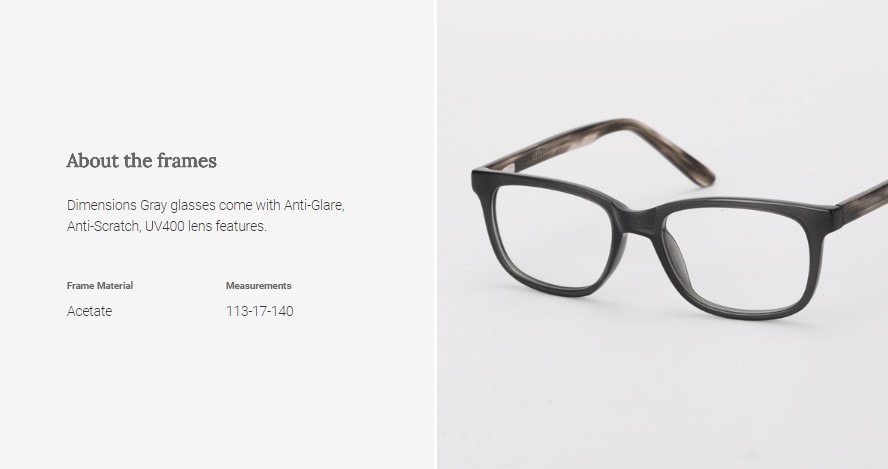 Digital Protection Glasses: Dimensions - Brown Tortoise (DL75012 C2)