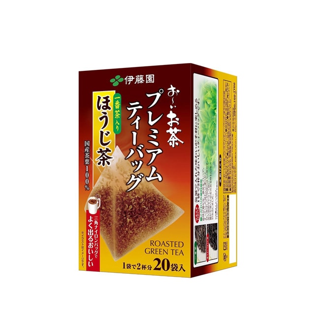 【日本直郵】ITOEN伊藤園 煎茶烘焙茶 三角立體茶包 20包/盒