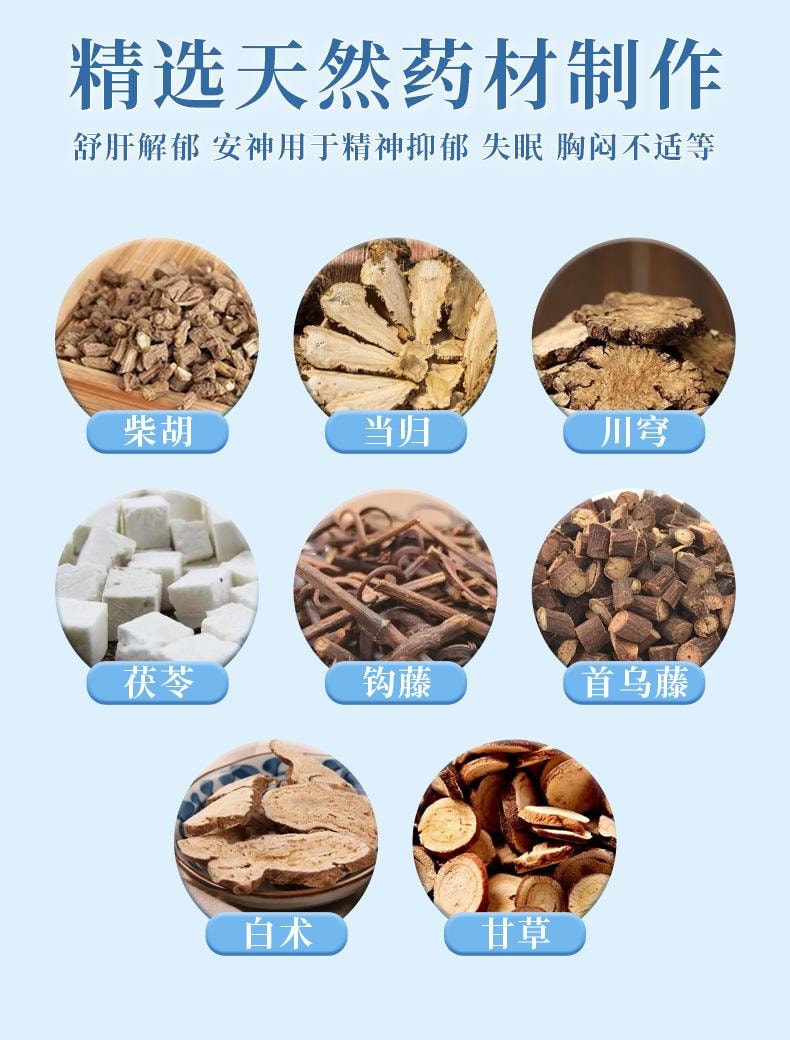 【中国直邮】  荆江源 安乐片50片安眠睡眠片助眠药安神抑郁症的药失眠快速入睡药正品