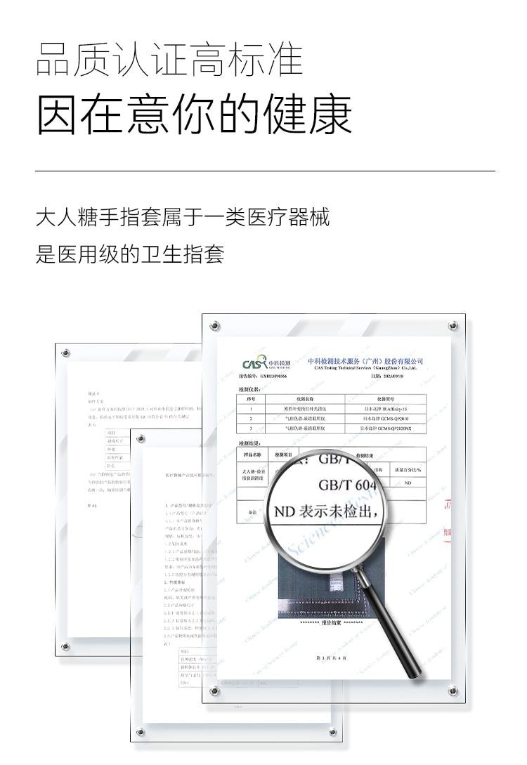 大人糖 醫用手指套 超薄情趣用品Les女性專用指套成人情趣 12隻/盒