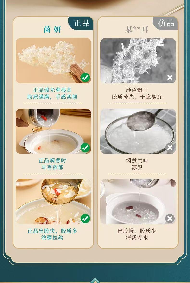  菌妍 有機本草銀耳 無燻硫 免洗免泡 快速出膠 80g 3克煮一碗 10分鐘熬好銀耳羹