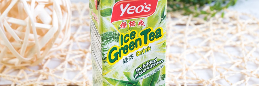 新加坡YEO'S杨协成 无添加冰爽茉莉绿茶饮料 250ml